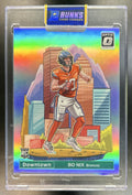 Bo Nix 2024 Panini Donruss Optic #19 Downtown! RC SSP Broncos