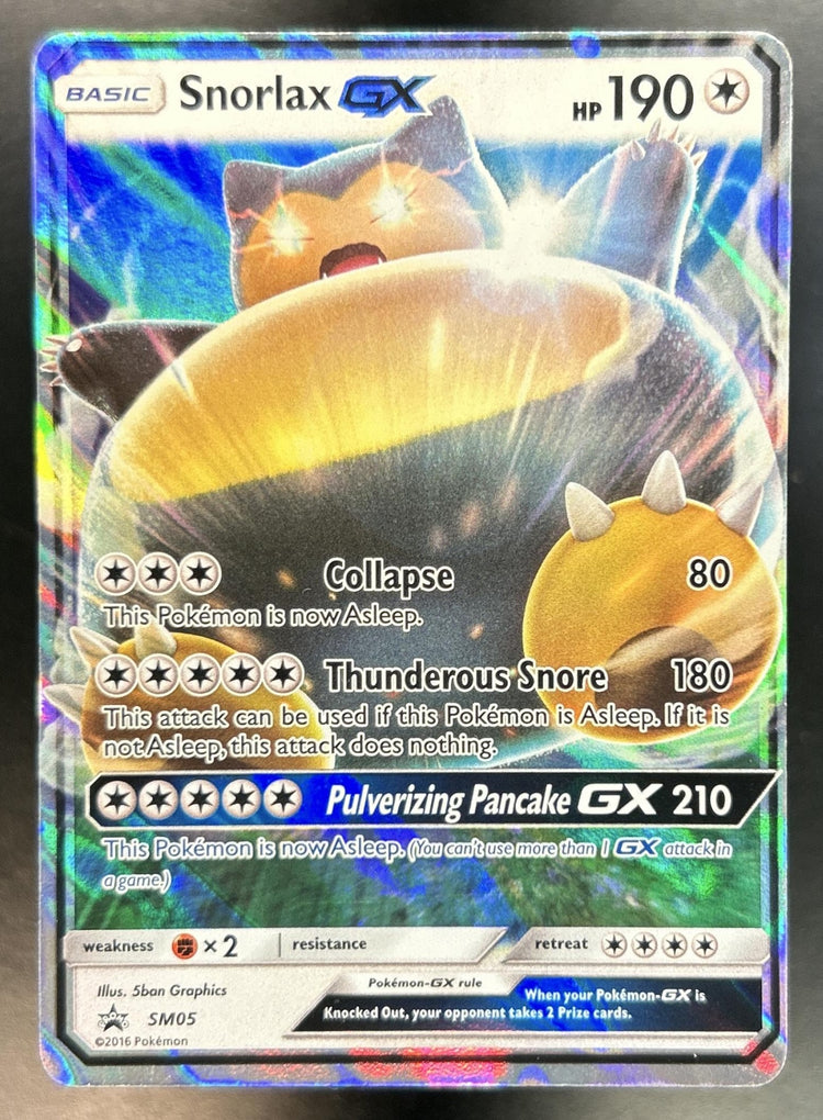 Snorlax SM Black Star Promos #SM05 2017 LP