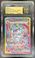 Sylveon ex Prismatic Evolutions #156/131 Special Illustration Rare CGC Pristine 10