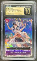 Ms. All Sunday Kingdoms of Intrigue #OP04-064 Super Rare CGC Pristine 10