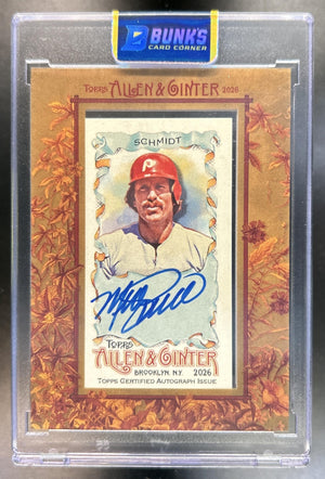 Mike Schmidt 2025 Topps Allen & Ginter #MA-MSC Framed Mini Baseball Auto Phillies