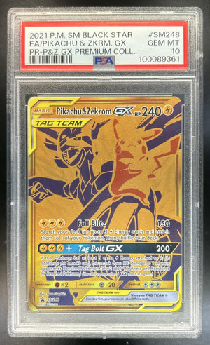 Pikachu & Zekrom Tag Team SM Black Star Promos #SM248