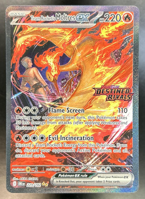 Team Rocket's Moltres ex Destined Rivals #229/182 Promo