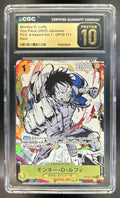 Monkey D. Luffy PCC. 6 Assort Vol. 1 JP OP10 #OP10-111 Rare CGC Pristine 10