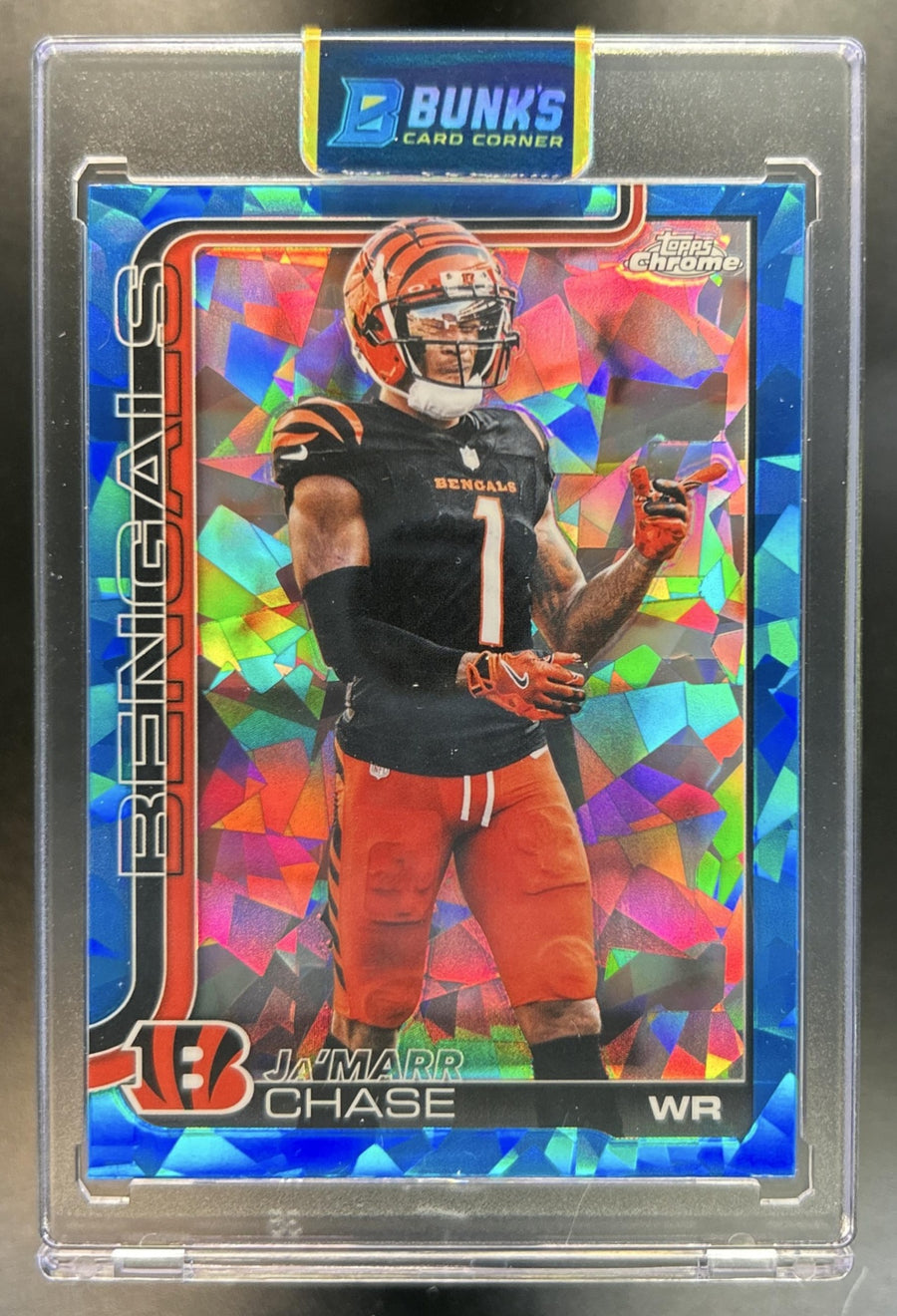 Ja'Marr Chase 2025 Topps Chrome Sapphire #58 Bengals