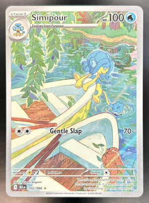 Simipour Black Bolt #102/086 Illustration Rare