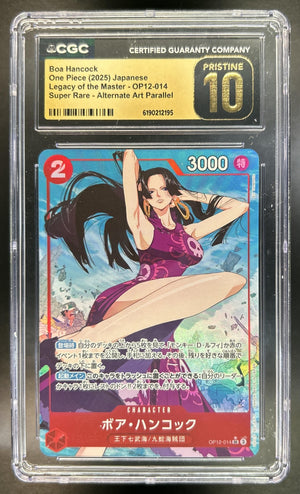 Boa Hancock Legacy of the Master JP #OP12-014 Alternate Art CGC Pristine 10