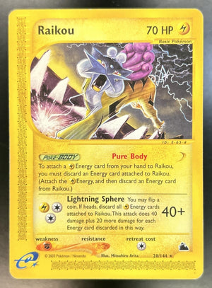 Raikou Skyridge #28/144 MP/HP