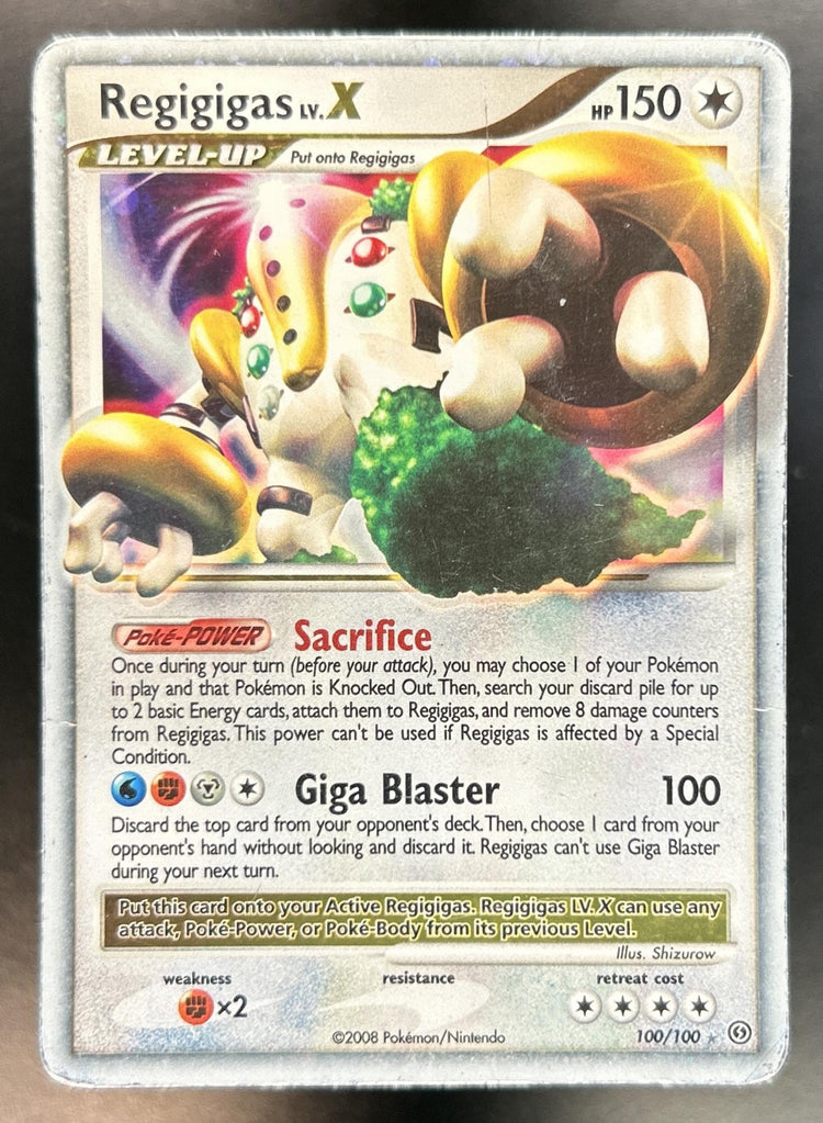 Regigigas LV.X Diamond & Pearl Stormfront #100/100 HP