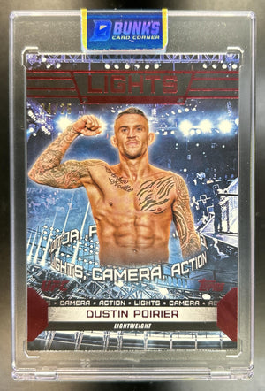 Dustin Poirier Knockout UFC #LTS-16 Lights Camera Action Red 4/25