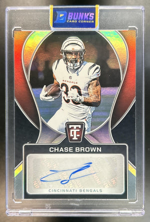 Chase Brown 2024 Panini Certified #SIG-CBN Auto Bengals