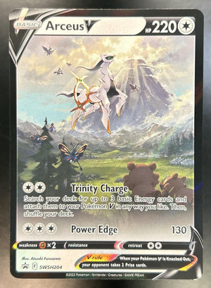 Arceus V Sword & Shield Black Star Promos #SWSH204 2022