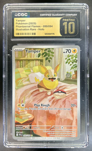 Yamper Phantasmal Flames #099/094 Illustration Rare CGC Pristine 10