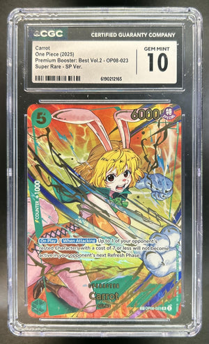 Carrot The Best Vol. 2 #OP08-023 Super Rare CGC 10