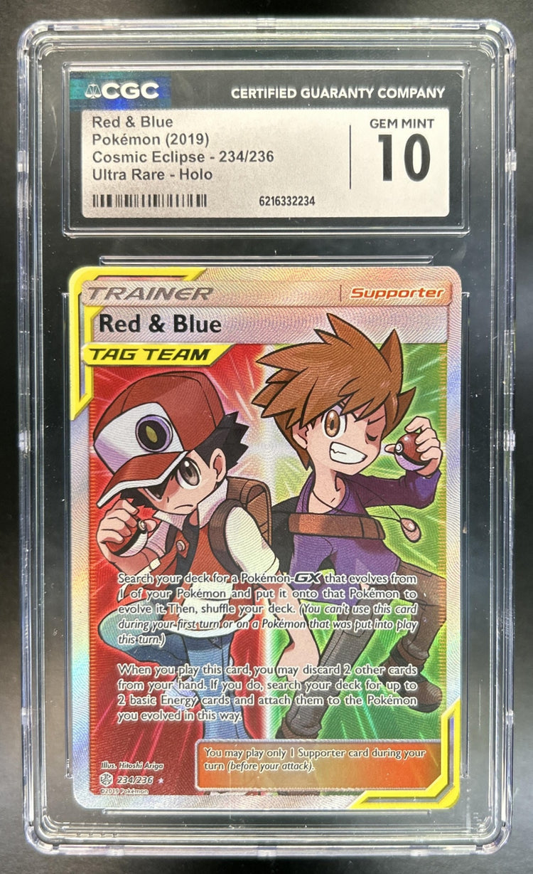 Red & Blue Sun Moon Cosmic Eclipse #234/236 CGC 10