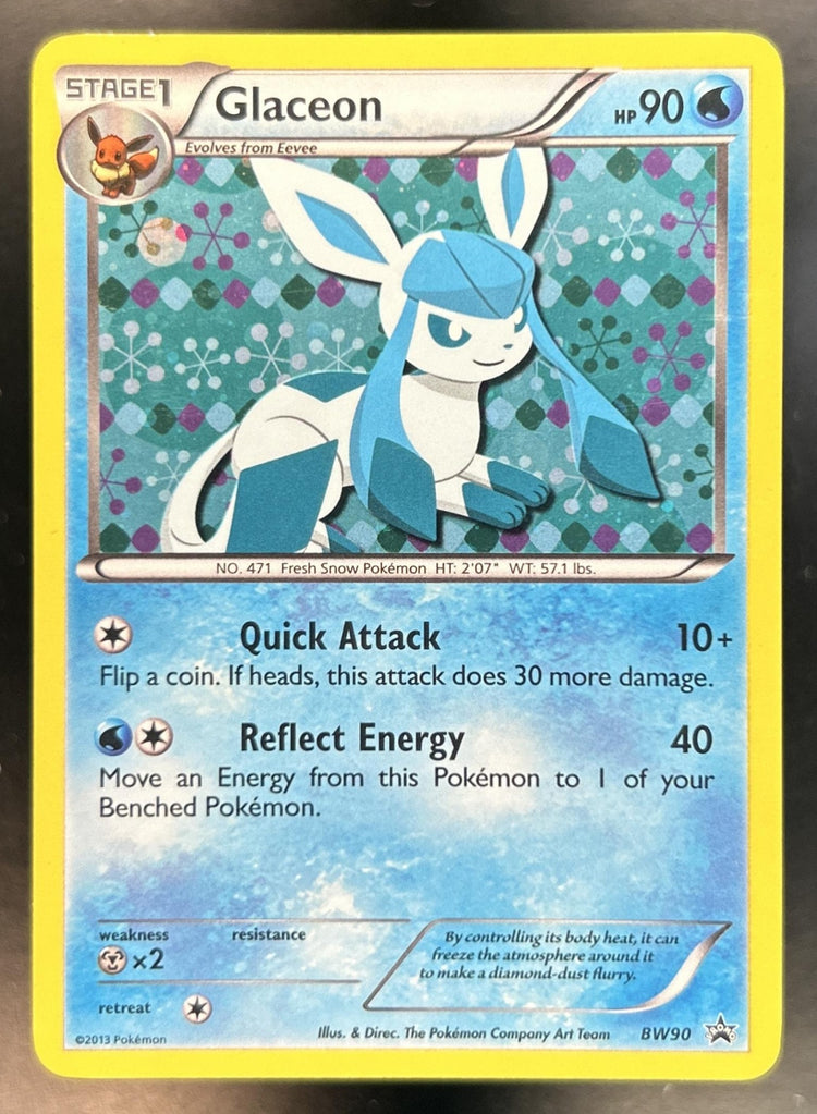 Glaceon BW Black Star Promos #BW90 LP & Writing