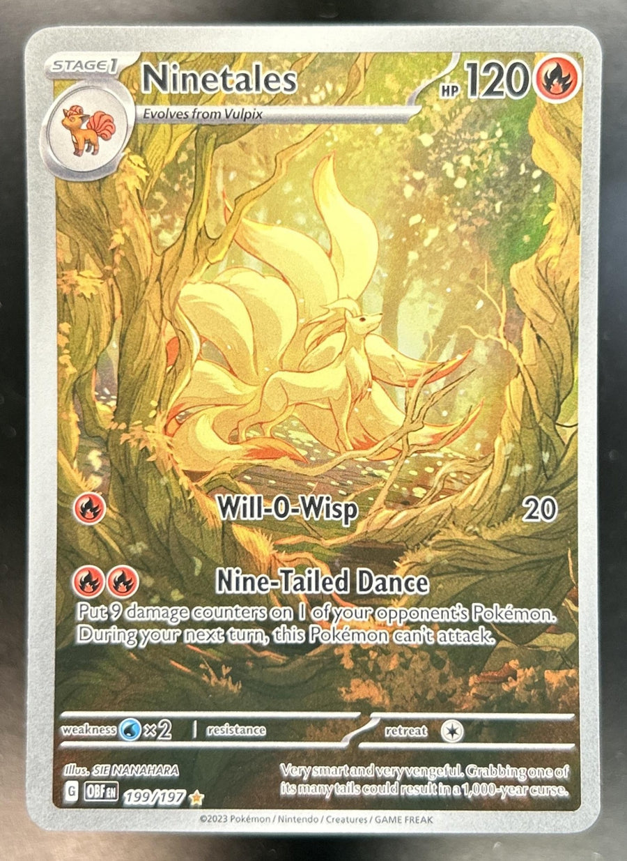 Ninetales SV Obsidian Flames - OBF EN #199/197 Illustration Rare