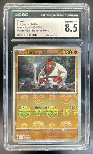 Throh Black Bolt #050/086 Reverse Holo Uncommon CGC 8.5
