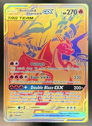 Reshiram & Charizard Tag Team SM Black Star Promos #SM247
