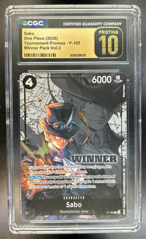 Sabo Winner Pack Vol. 2 #P-105 Promo CGC Pristine 10