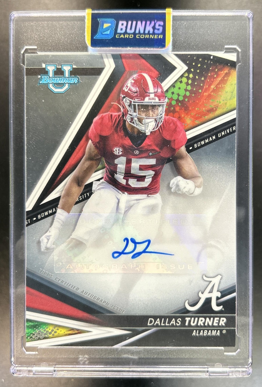 Dallas Turner front image