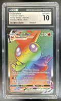 Victini VMAX Battle Styles #165/163 Rainbow Rare CGC 10