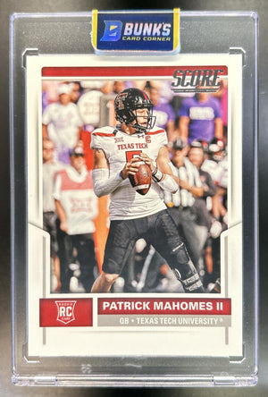 Patrick Mahomes II 2017 Panini Score #403 RC