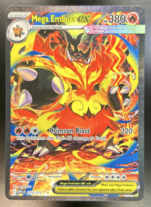 Mega Emboar ex Ascended Heroes #273/217 Special Illustration Rare