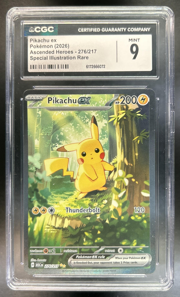 Pikachu ex front image