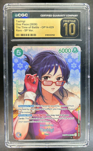 Tashigi The Time of Battle #OP14-029 Special Card CGC Pristine 10