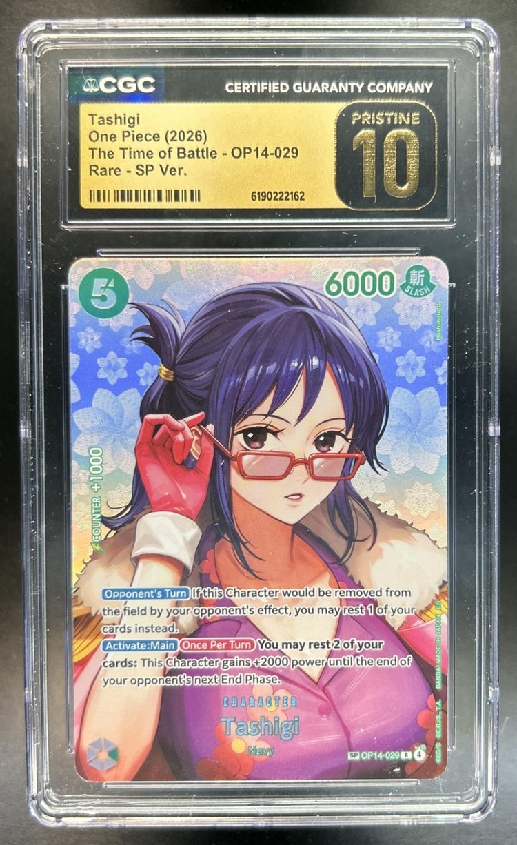 Tashigi The Time of Battle #OP14-029 Special Card CGC Pristine 10