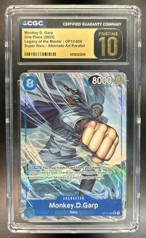 Monkey.D.Garp Legacy of the Master #OP12-056 Alternate Art CGC Pristine 10