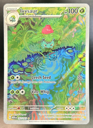 Ivysaur SV 151 #167/165 Illustration Rare