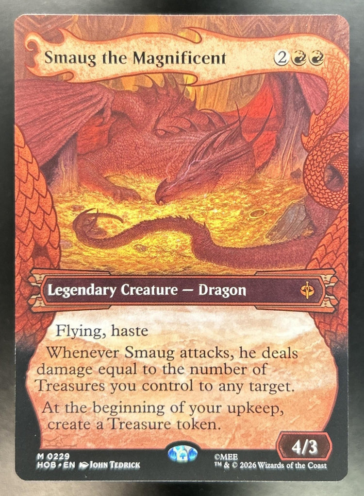 Smaug the Magnificent Hobbit #0229 Borderless