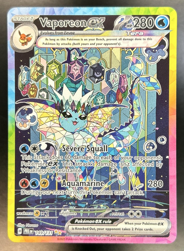 Vaporeon ex front image
