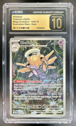 Shedinja Mega Evolution #144/132 Illustration Rare CGC Pristine 10