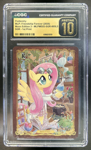 Fluttershy My Little Pony Friendship Forever Moon Edition 3 1st Print CGC Pristine 10