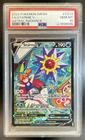 Starmie V  Astral Radiance #TG13/TG30 Trainer Gallery PSA 10