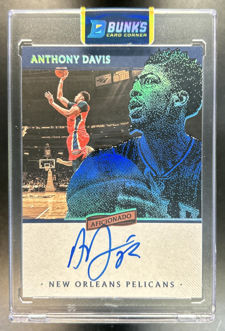 Anthony Davis 2016-17 Panini Aficionado #7 Signatures 20/125 Auto Pelicans