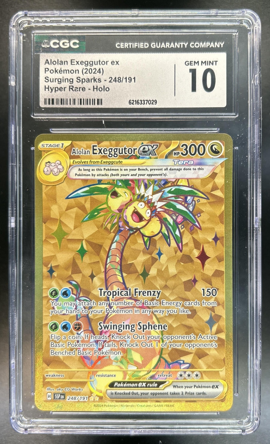 Alolan Exeggutor Ex front image