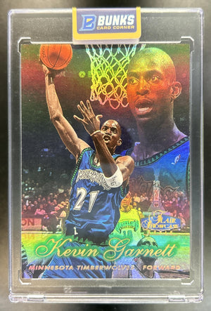 Kevin Garnett 1996-97 Fleer Flair Showcase #21 Row 2 Timberwolves