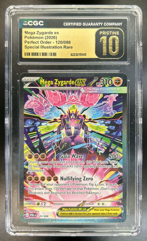 Mega Zygarde ex Perfect Order #120/088 Special Illustration Rare CGC Pristine 10
