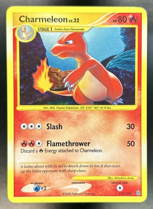 Charmeleon Diamond & Pearl Stormfront #102/100 MP