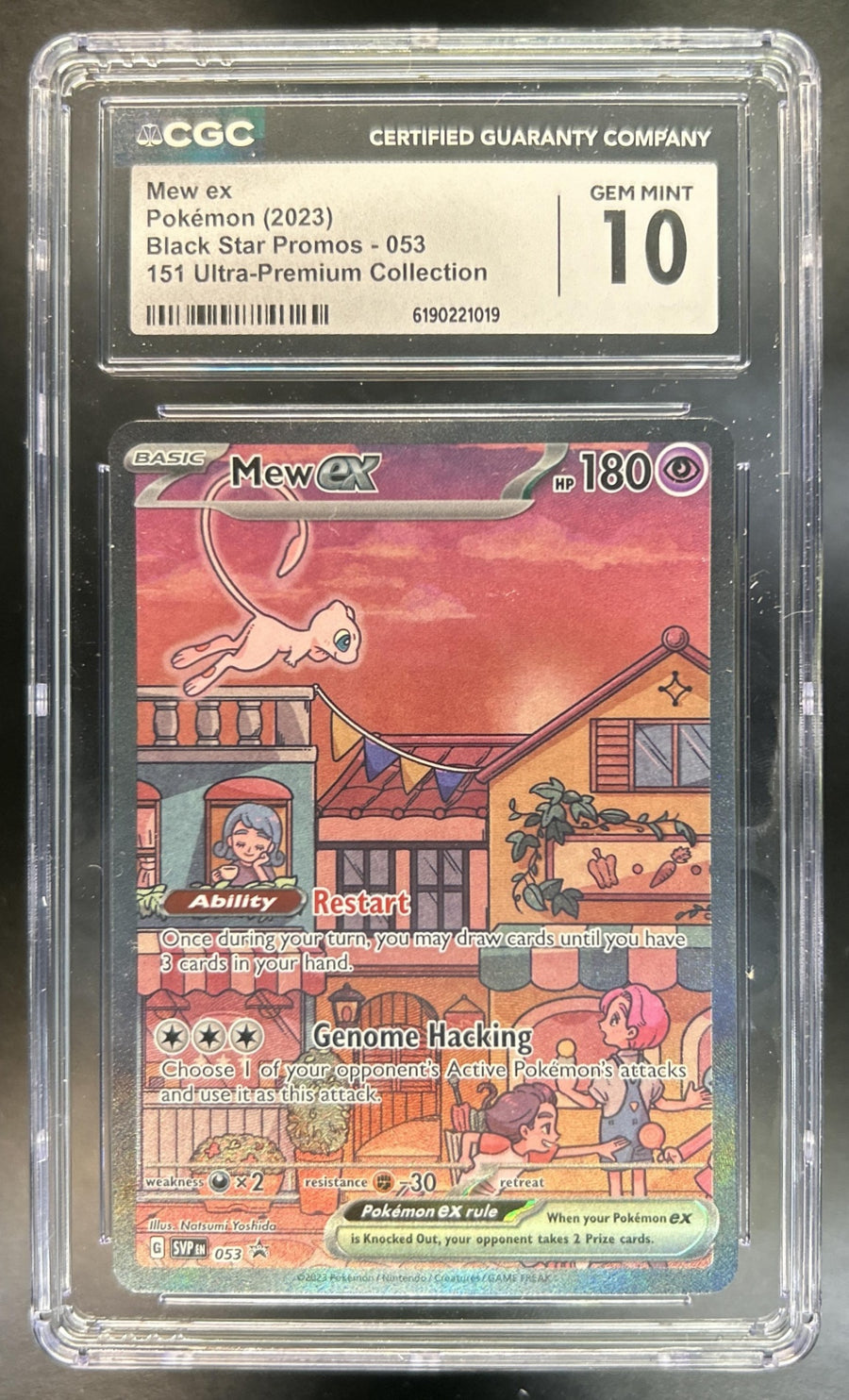 Mew ex SV Black Star Promos #053 2023 CGC 10