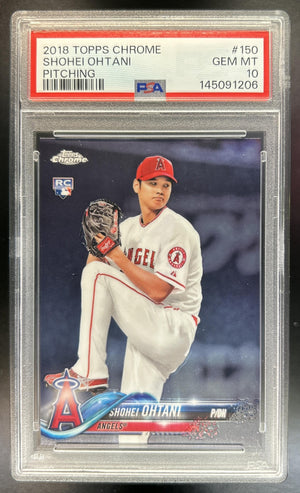 Shohei Ohtani 2018 Topps Chrome #150 RC Angels PSA 10