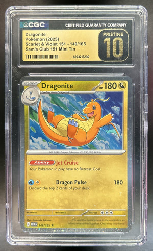 Dragonite SV 151 #149/165 CGC Pristine 10