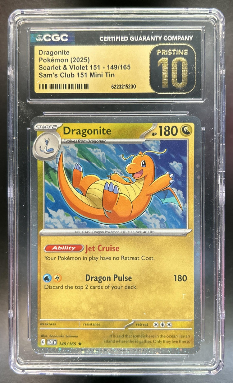 Dragonite SV 151 #149/165 CGC Pristine 10