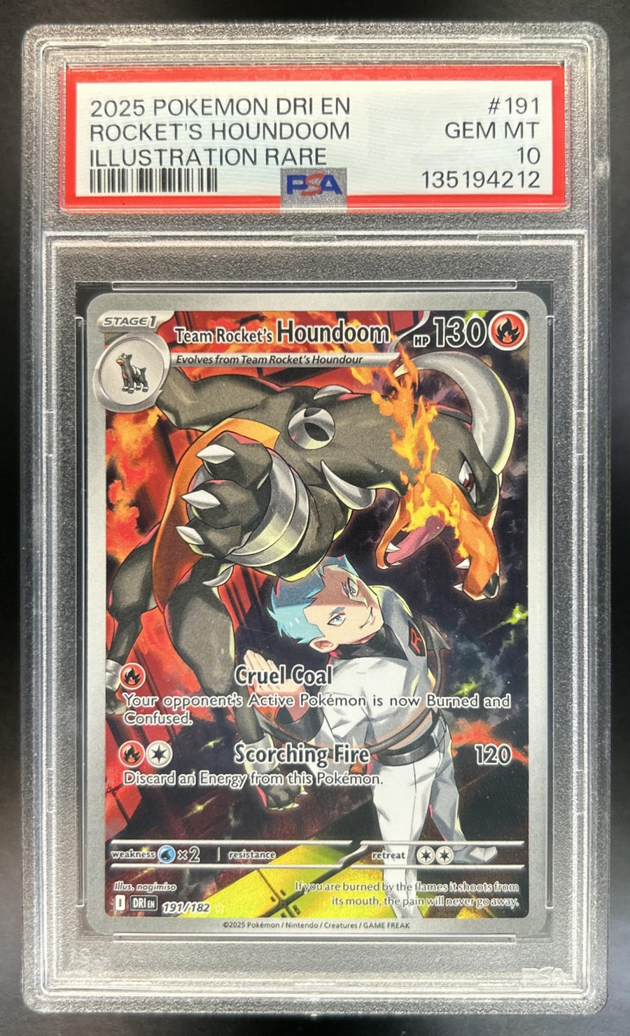 Team Rocket's Houndoom front image