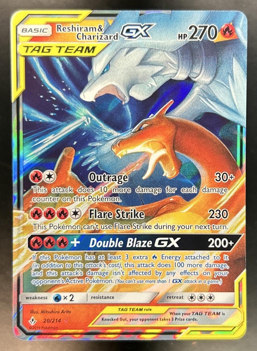 Reshiram & Charizard Tag Team front image