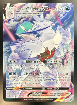 Ice Rider Calyrex VMAX Sword & Shield Astral Radiance #TG15/TG30 Trainer Gallery